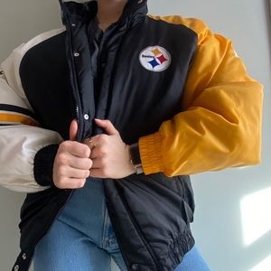 steelers nfl bomber jacket
